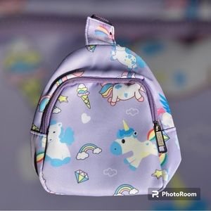 Toddler’s Purple Unicorn Crossbody Bag